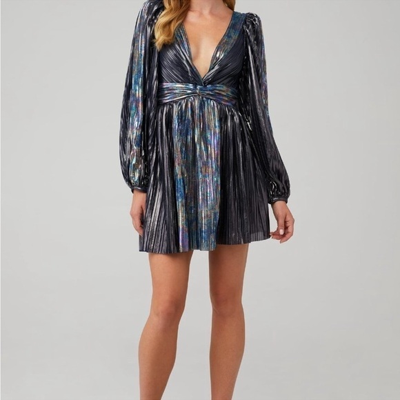 Sabina Musayev Mini Metallic Wendy Dress - Picture 7 of 7